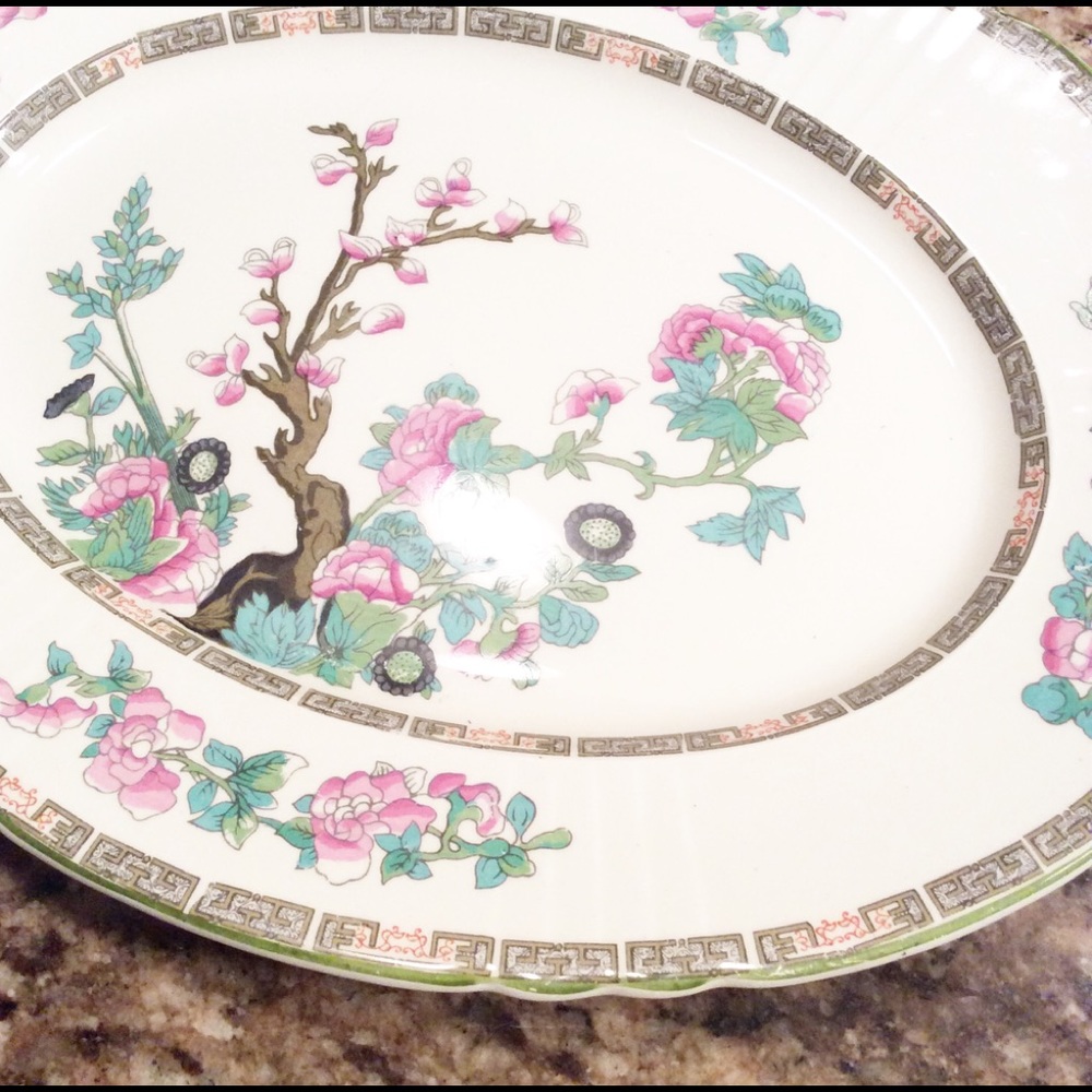 Myott Staffordshire England Indian Tree platter